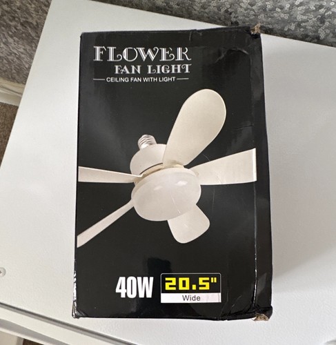 Flower ceiling fan with light - flower,