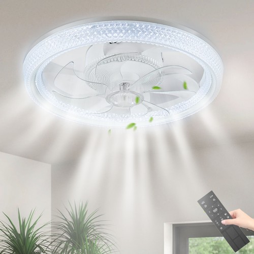 Led ceiling fan - light, dimmable