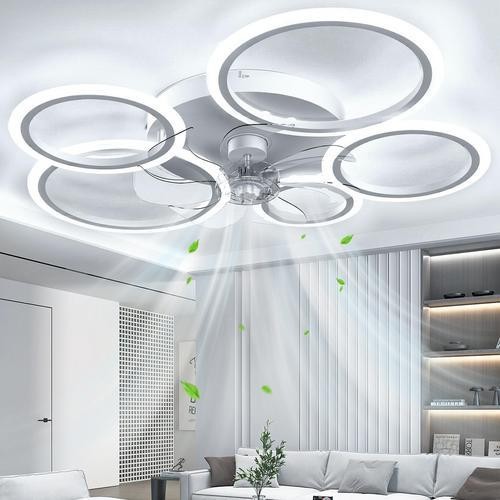 Large led ceiling fan with - large,