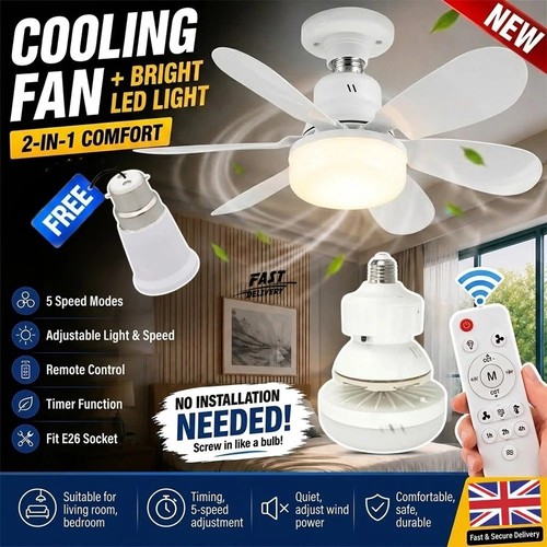 40w led ceiling - fan, light