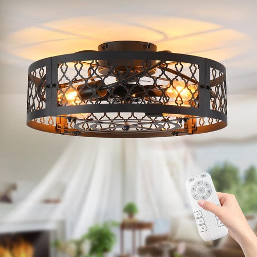 Modern ceiling fan - 20", with