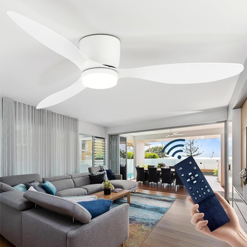 Large led ceiling fan with - ceiling,