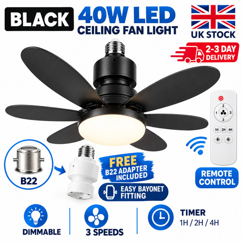 40w led ceiling fan - led, with