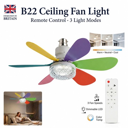 52cm modern led ceiling - led, fan