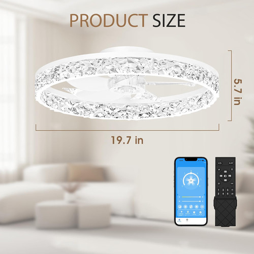 50cm led ceiling fan light - led,