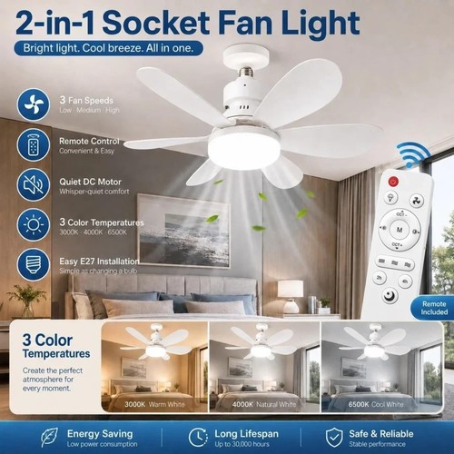 52cm 40w ceiling fan - 52cm,