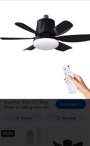 Led ceiling fan - led, light