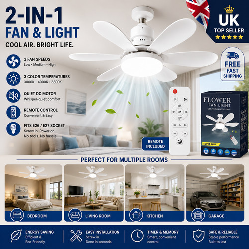 40w led ceiling fan - ceiling,