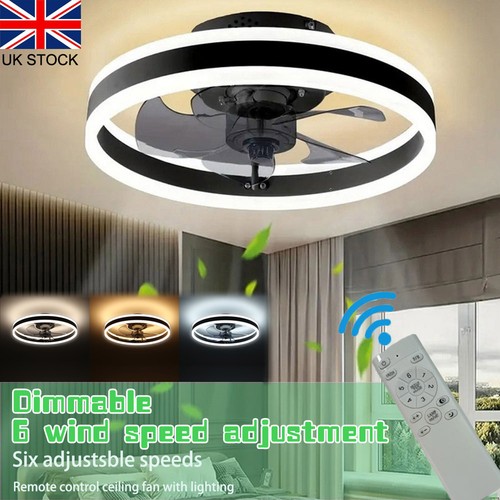 Speed led ceiling fan - fan, light