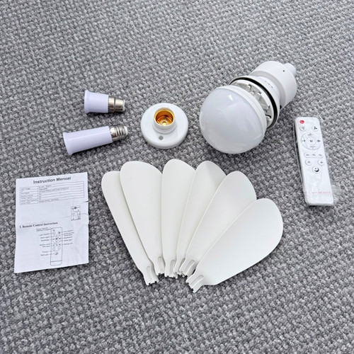 White led ceiling fan - led,