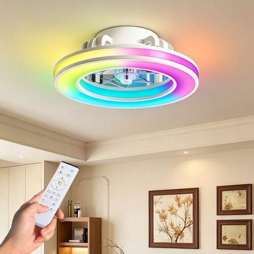 Silent ceiling light fan - silent,
