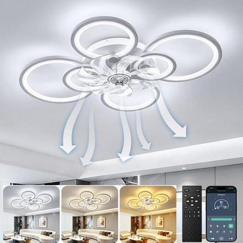 Large led ceiling fan - led, light