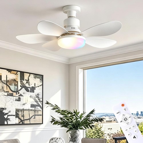 Smart led ceiling fan - fan, light