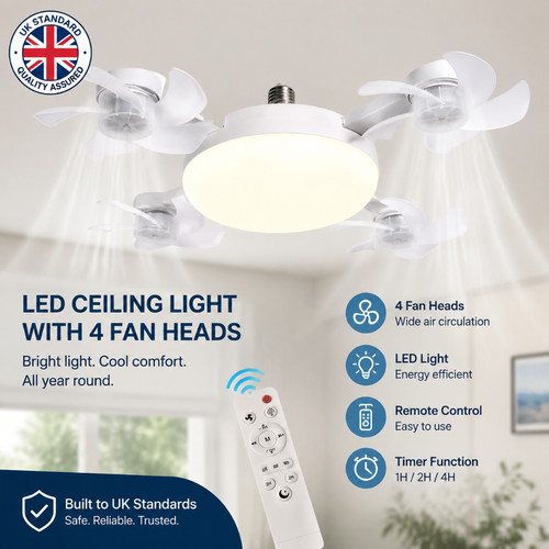 60w led ceiling fan with - 60w,