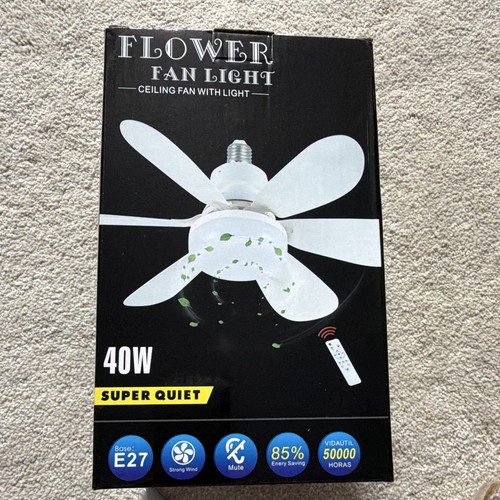 Flower fan light ceiling - light,
