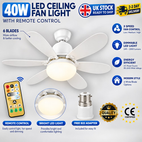 40w led ceiling - ceiling, fan