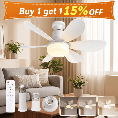 40w ceiling fans with lights - with,