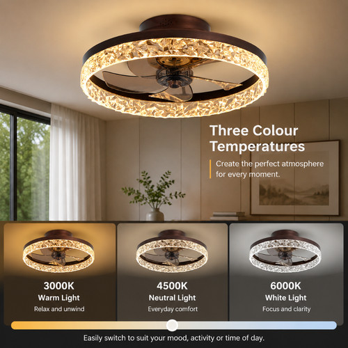 50cm ceiling fan - fan, led