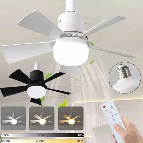 Modern ceiling fan - modern, led