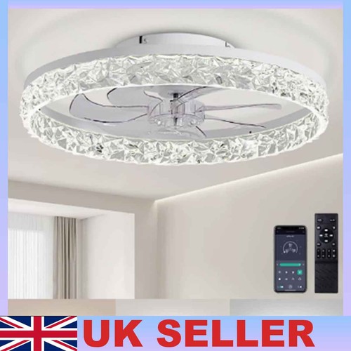 Large led ceiling - led, fan