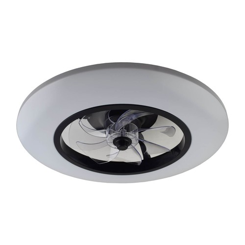 Ceiling fan light led - light, black